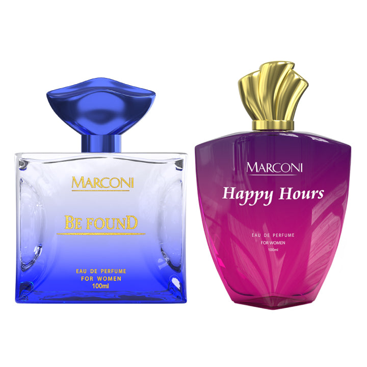 Be Found & Happy Hours | Fragrance Combo Set for Her ( 100ml x 2 )