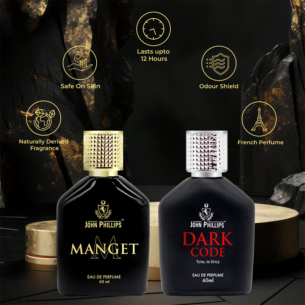 Manget & Dark Code - Fragrance Combo Set for Him ( 60ml + 60ml )