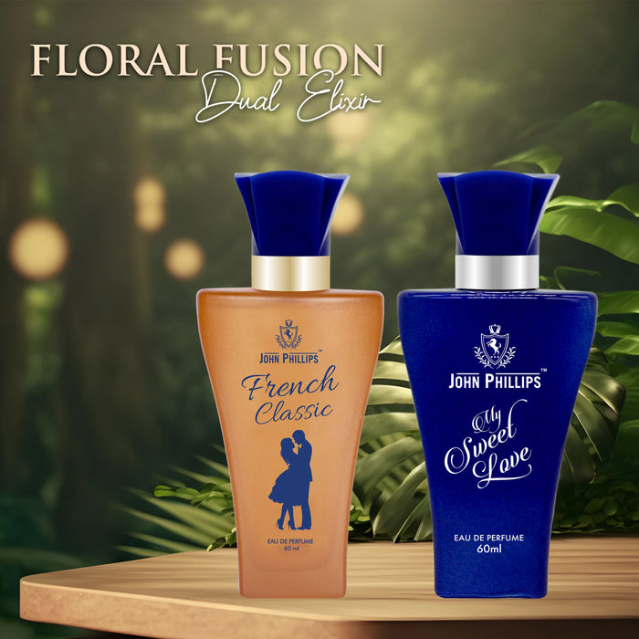 French Classic & My Sweet Love - Fragrance Combo Set for Her ( 60ml x 2 )