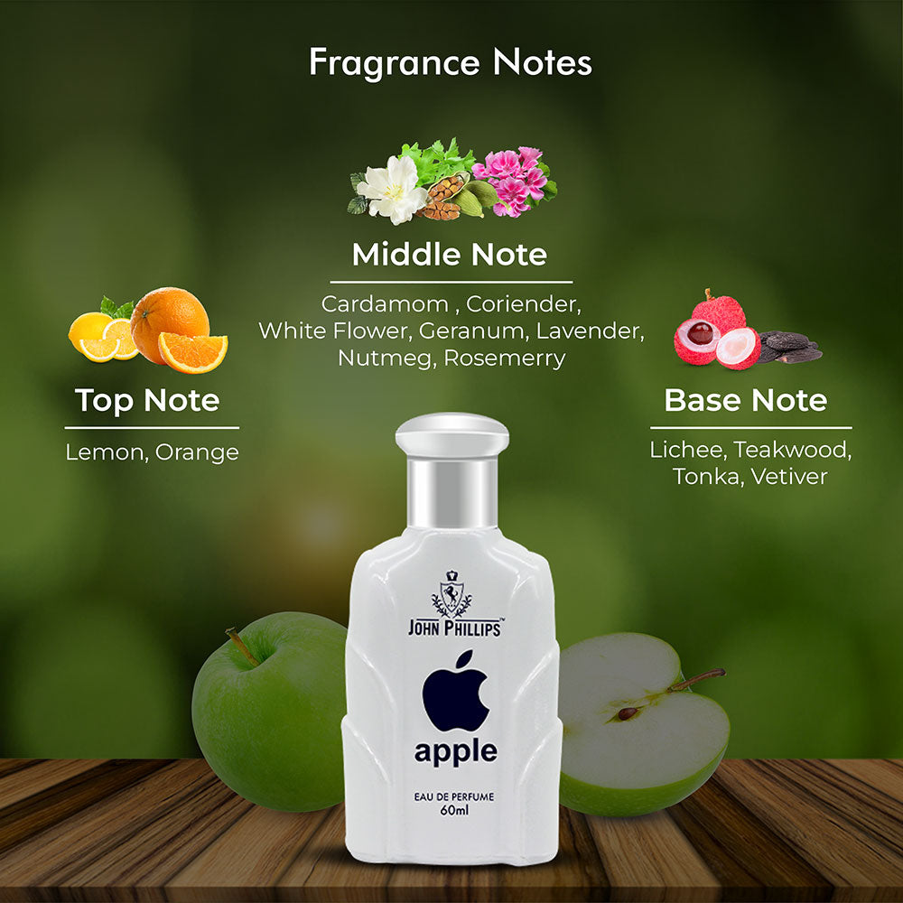 Perfume with 2024 green apple notes