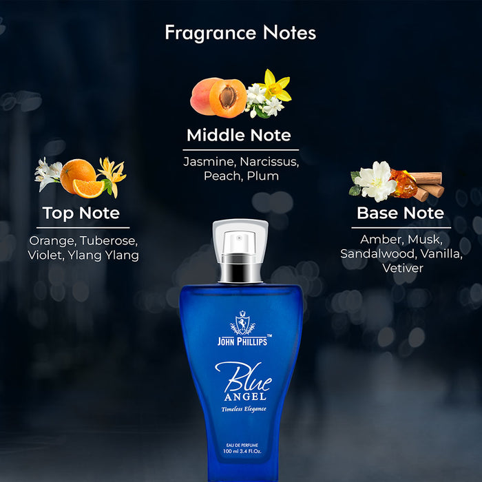 BLUE ANGEL | Vanilla & Floral Perfume for Her - 100 ml