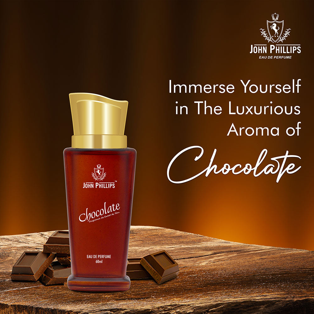 Sandal, Rose, Attarful & Chocolate - Unisex Fragrance Combo Set ( 60ml x 4 )