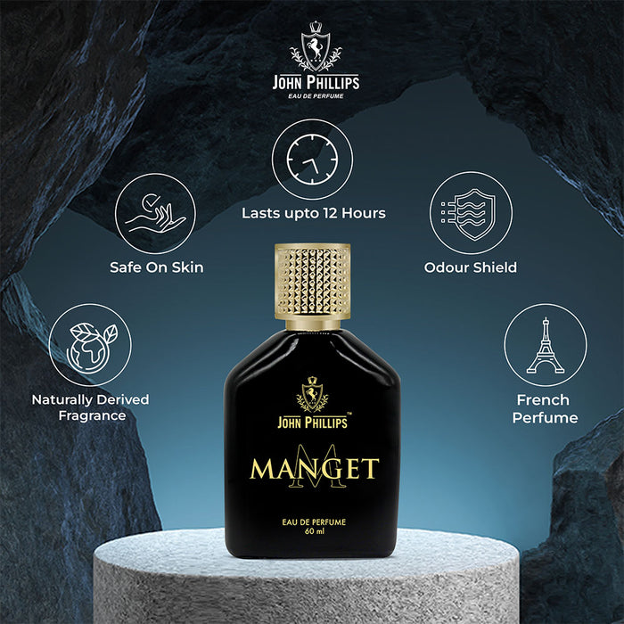MANGET | Spicy and Woody Musk Perfume for Him - 60 ml