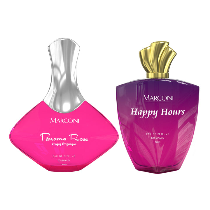 Panama Rose & Happy Hours - Fragrance Combo Set for Her ( 100ml + 100ml )