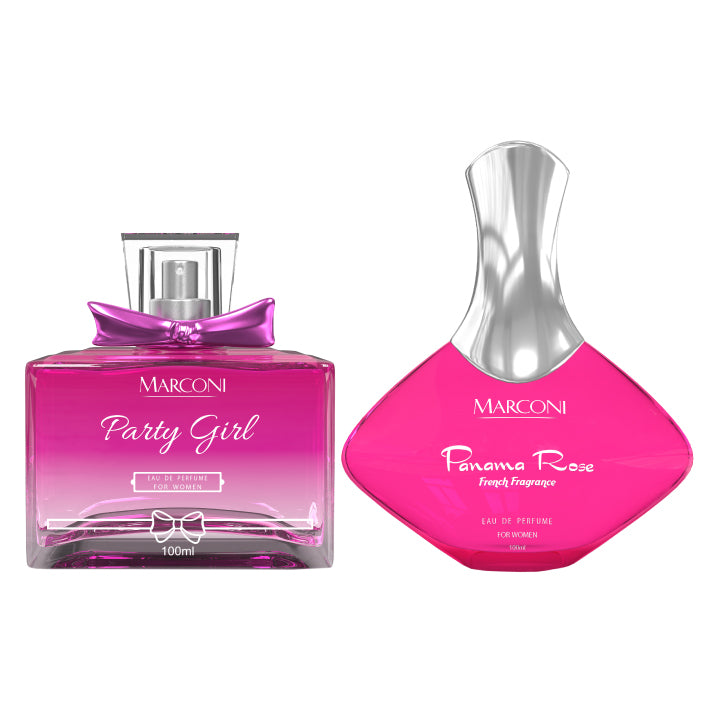 Party Girl & Panama Rose - Fragrance Combo Set for Her ( 100ml + 100ml )