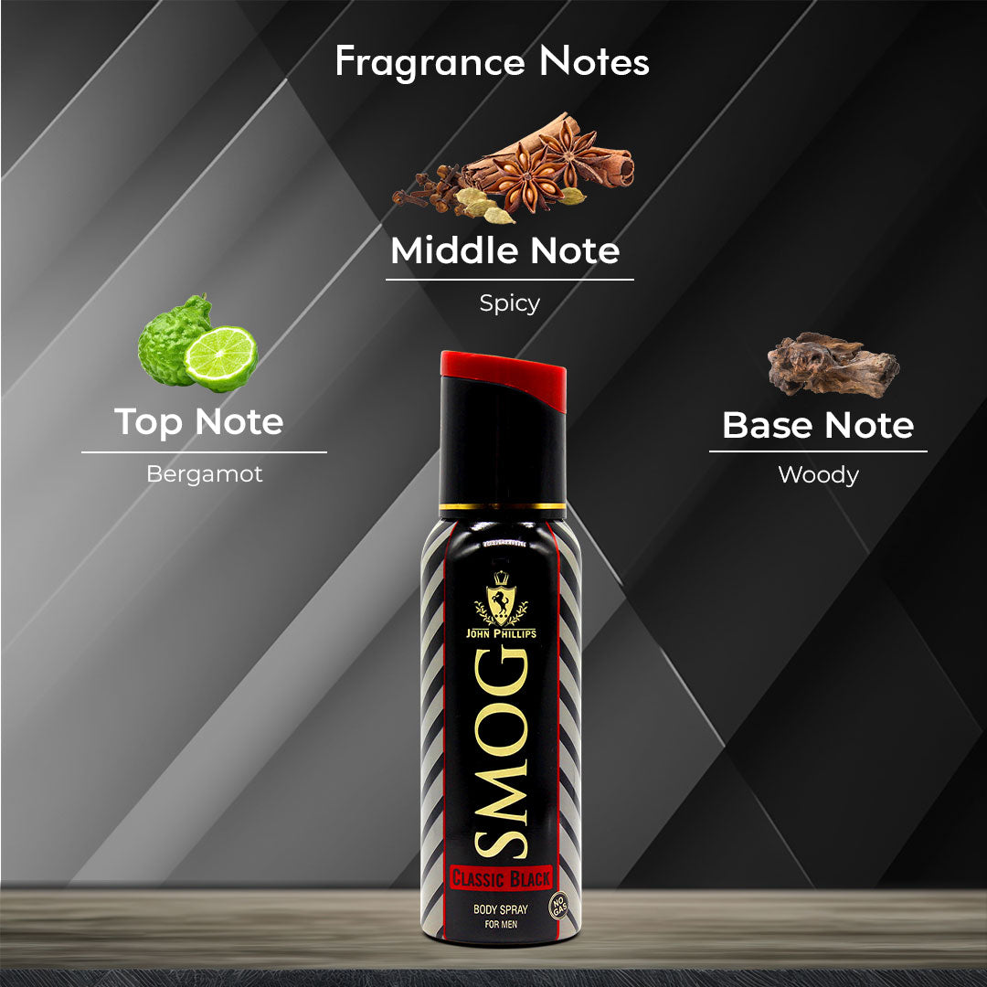 Smog Classic Black No Gas Deo - 120ml