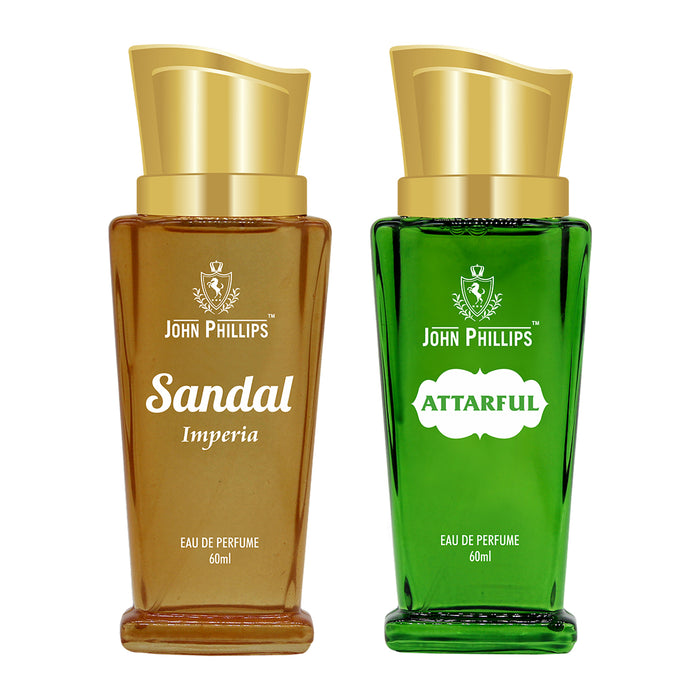 Sandal & Attarful - Unisex Fragrance Combo Set ( 60ml x 2 )