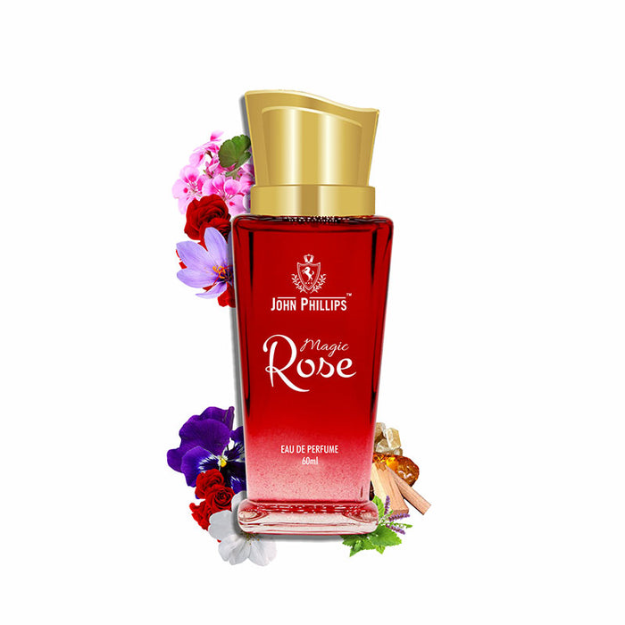 MAGIC ROSE | Floral Gulab & Musky Unisex Perfume 60 ml