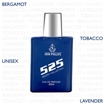 525 Aromatic Citrus & Musky Skin Friendly & Long Lasting Eau De French Perfume by John Phillips Ideal for Men & Women Unisex Best Fragrance For Morning & Gym Wear Fragrance