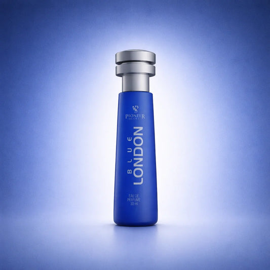 Blue London French perfume 30ml aquatic aromatic fragrance with lemon marine notes lavender juniper amberwood long lasting modern perfume