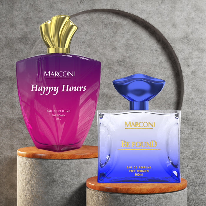 Be Found & Happy Hours | Fragrance Combo Set for Her ( 100ml x 2 )
