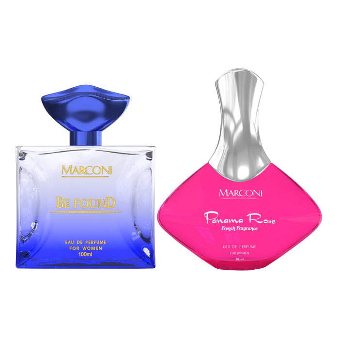 Be found & Panama Rose - Fragrance Combo Set for Her ( 100ml x 2 )