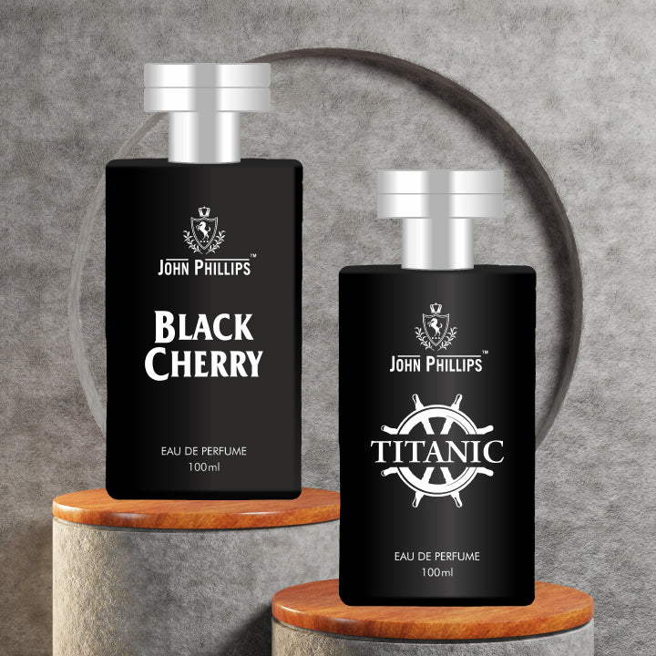 Black Cherry & Titanic | Fragrance Combo Set for Him & Her ( 100ml + 100ml )