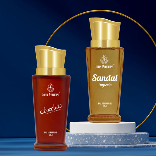 Chocolate & Sandal | Fragrance Combo Set for Him & Her ( 60ml + 60ml )