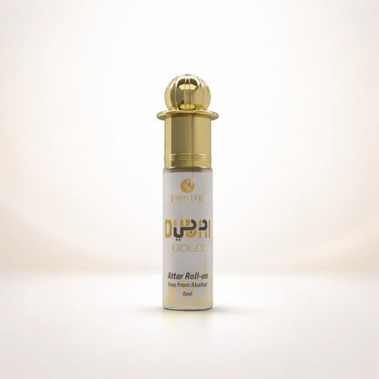 Dubai Gold non alcoholic attar perfume 8ml luxurious oud fragrance with citrus florals saffron amber musk long lasting attar