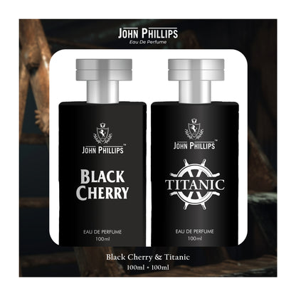 Black Cherry & Titanic | Fragrance Combo Set for Him & Her ( 100ml + 100ml )