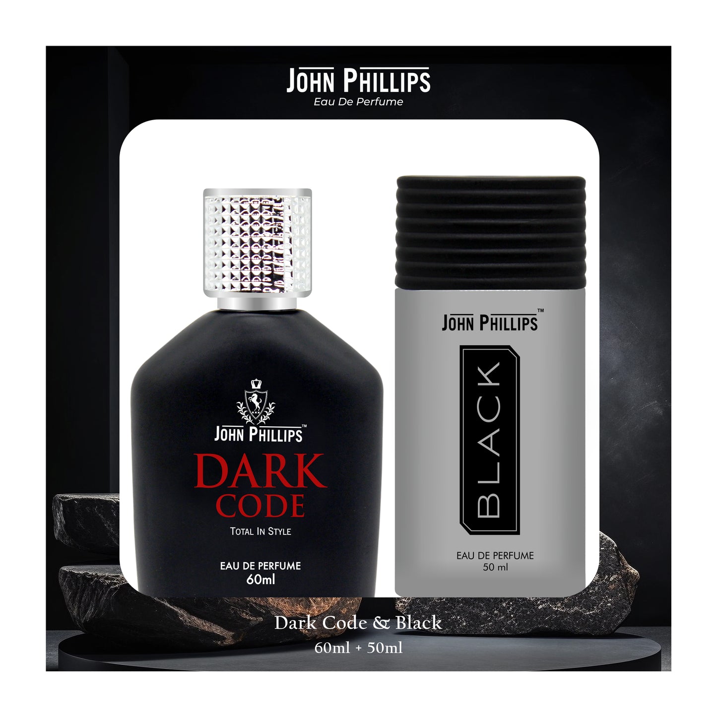 Black & Dark Code | Fragrance Combo Set for Him ( 50ml + 60ml )