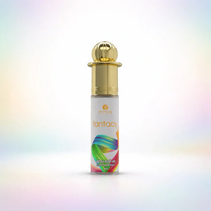 Fantacy non alcoholic attar perfume 8ml fruity floral fragrance with citrus mango rose jasmine amber long lasting attar