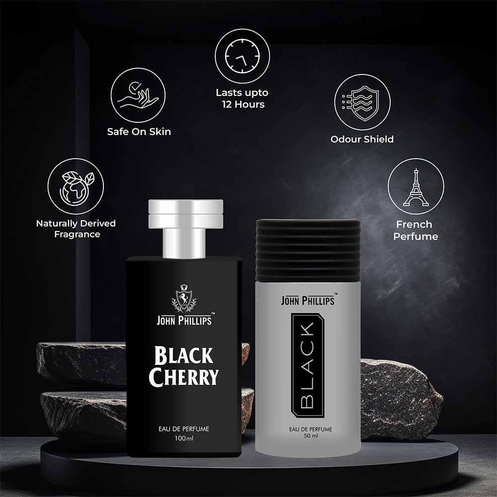 Black Cherry & Black | Fragrance Combo Set for Him ( 50ml + 60ml )