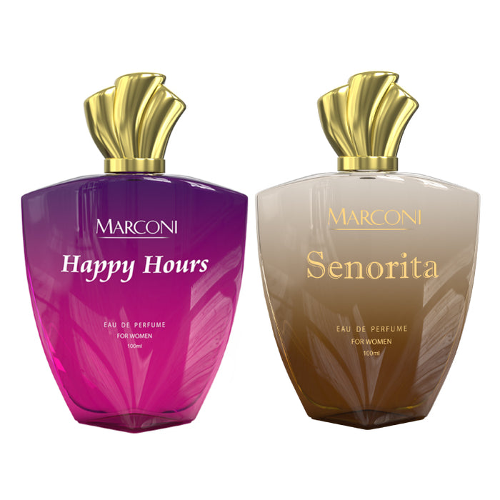 Senortia & Happy Hours - Fragrance Combo Set for Her ( 100ml + 100ml )