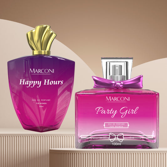 Happy Hours & Party Girl - Fragrance Combo Set for Her ( 100ml x 2 )