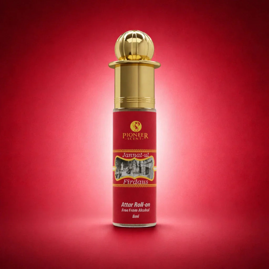 Jannat Ul Firdaus non alcoholic attar perfume 8ml deep musky floral oud fragrance mystical rich long lasting classic attar