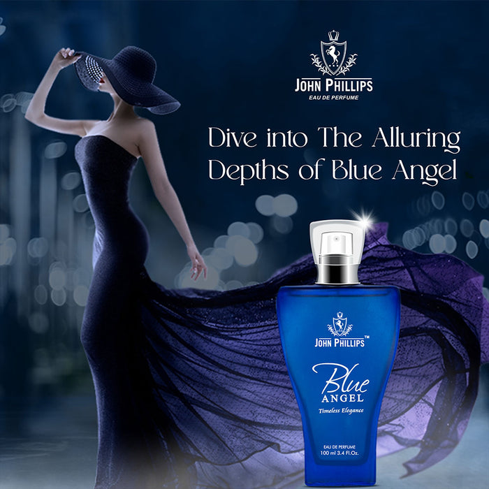BLUE ANGEL - Plum, Vanilla & Floral | French Perfume Ideal for Women - 100 ML