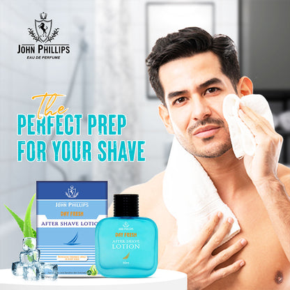 Day Fresh After Shave Lotion with Aloe Vera and Cooling Effect | Marine Aquatic Fragrance | Safe for Sensitive Skin