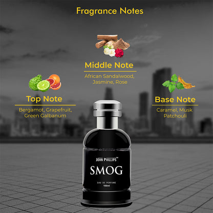 Wild Craft & Smog - Unisex Fragrance Combo Set for Him ( 100ml + 100ml )