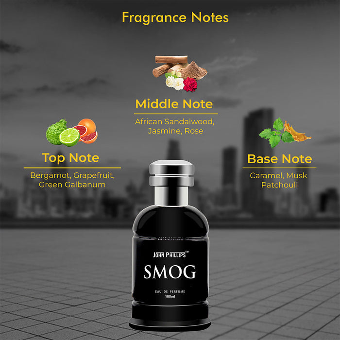 Wild Craft & Smog - Unisex Fragrance Combo Set for Him ( 100ml + 100ml )