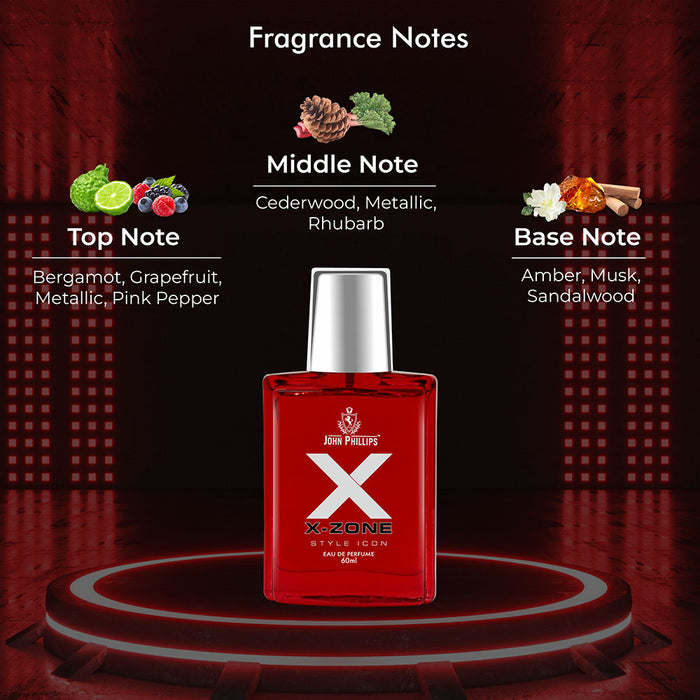 XX-ZONE | Skin Friendly & Long Lasting Musky Perfume | Unisex Fragrance Scent For Morning & Gym | 60 ML - 1000+ Sprays