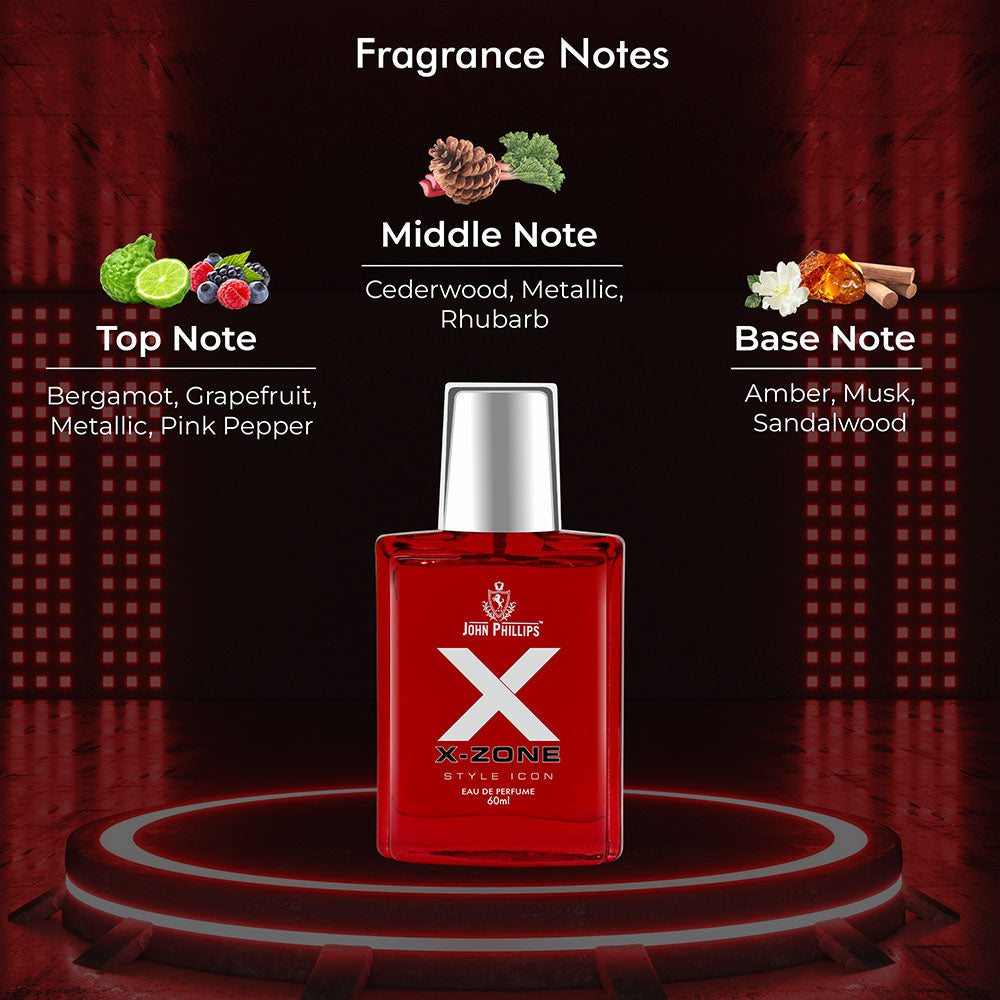 XX-ZONE | Modern Spicy & Musky Sandal Perfume & Deo for Him - ( 60ml + 90ml )