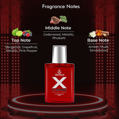 XX-ZONE | Modern Spicy & Musky Sandal Perfume & Deo for Him - ( 60ml + 90ml )