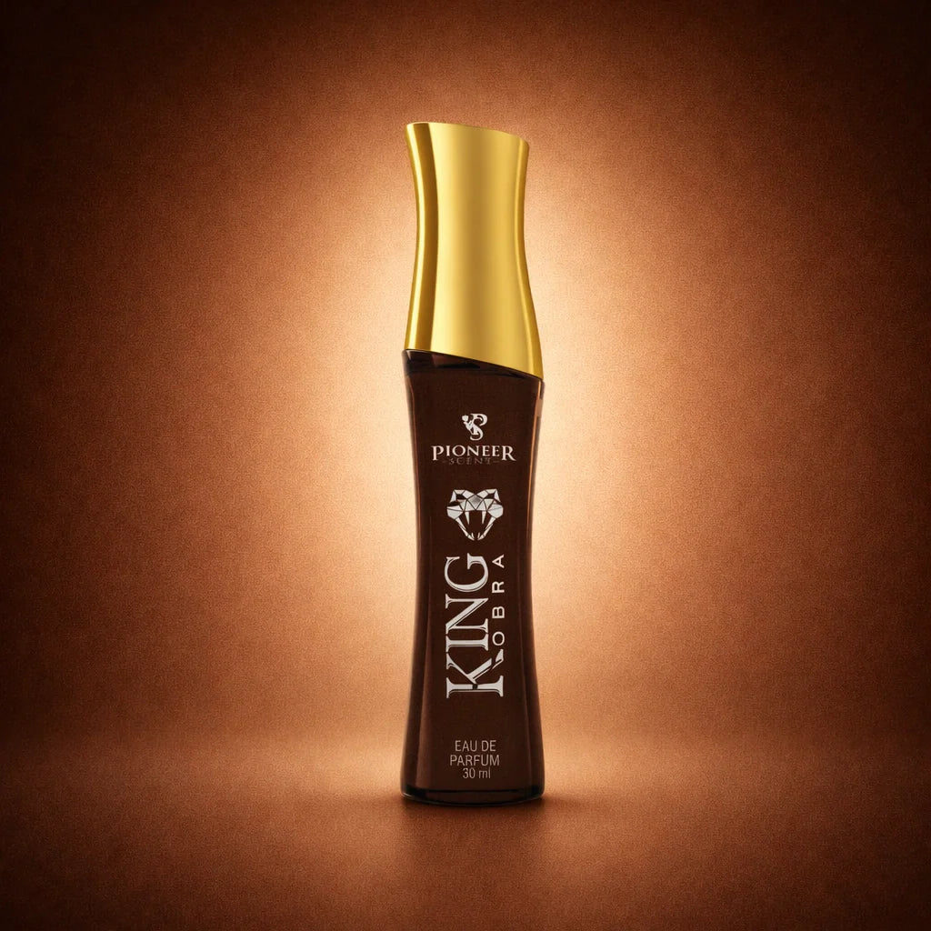 King Kobra French perfume 30ml spicy masculine fragrance with blood orange cardamom lavender vetiver cedar patchouli long lasting perfume