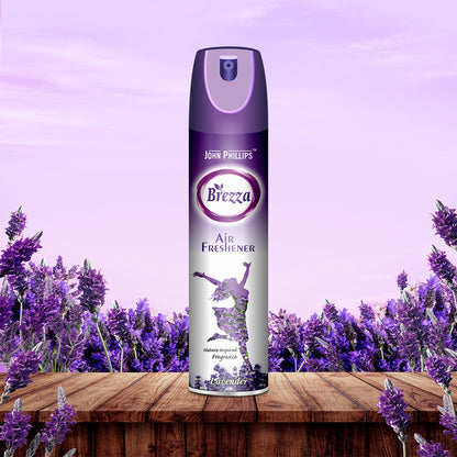 John Phillips BREZZA LAVENDER Air / Room Freshener | Best for Office, Home, Kitchen & Bathroom | 234 ml