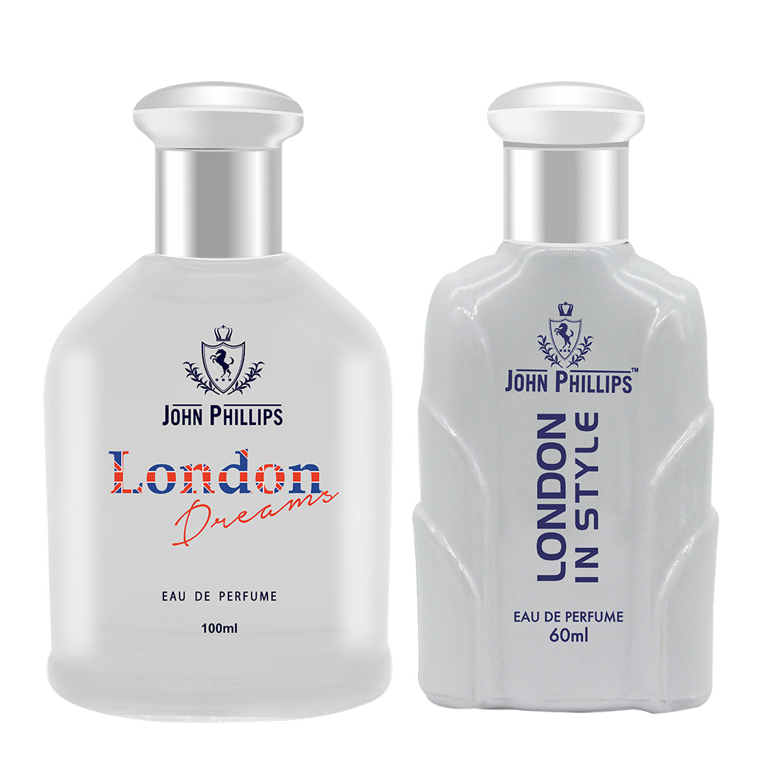 London Dreams & London In Style - Unisex Fragrance Combo Set - 100ml + 60ml