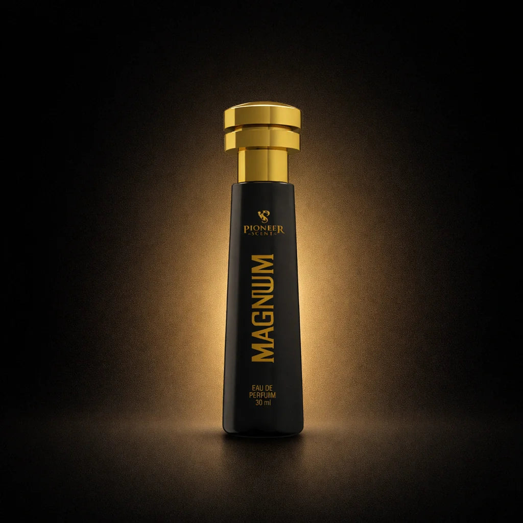 Magnum French perfume 30ml powerful woody fragrance with smoked bergamot leather tobacco amber vanilla long lasting bold perfume