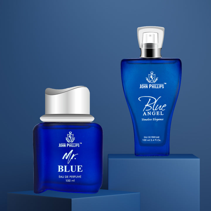 Mr.Blue & Blue Angel - Fragrance Gift Combo For Couple ( 100ml + 100ml )