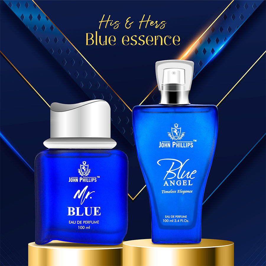 Mr.Blue & Blue Angel - Fragrance Gift Combo For Couple ( 100ml + 100ml )