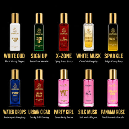 Discovery Perfume Set | 10 x 20ml Unisex Eau De Parfum