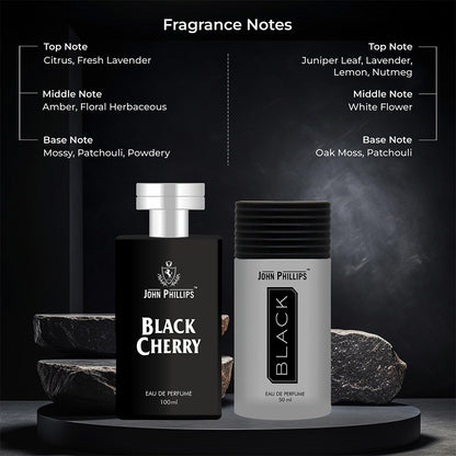 Black Cherry & Black | Fragrance Combo Set for Him ( 50ml + 60ml )