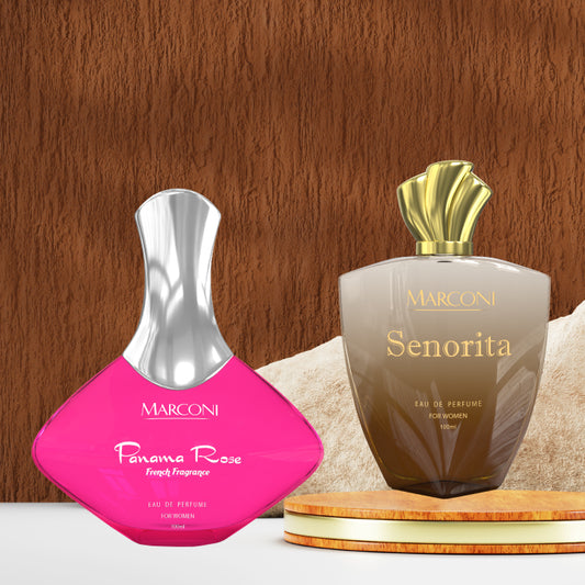 Panama Rose & Senorita - Fragrance Combo Set for Her ( 100ml + 100ml )