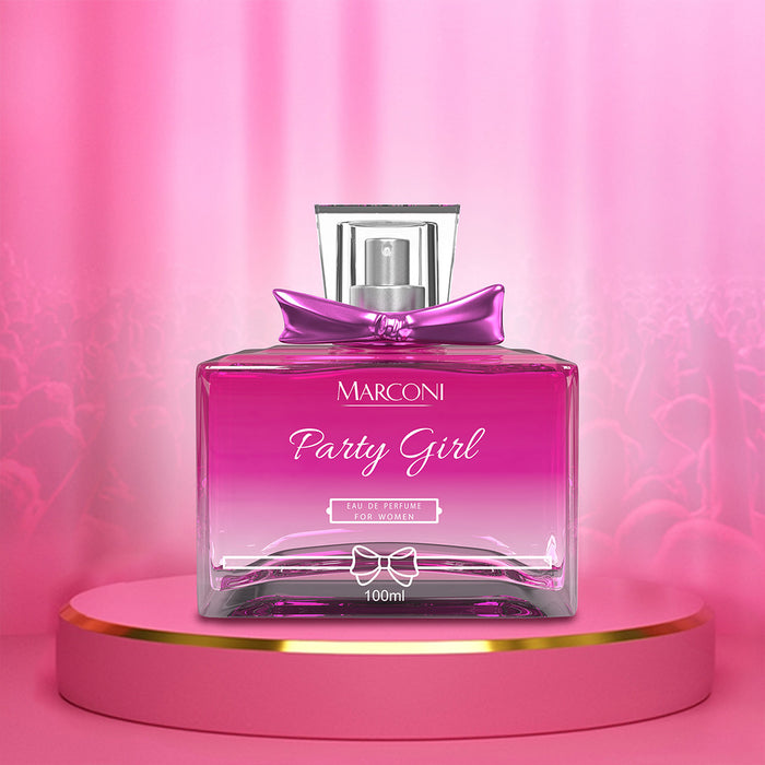 PARTY GIRL | Skin Friendly & Long Lasting Floral Fruity Perfume | Women Fragrance For Party & Date | 100 ML - 1600+ Sprays