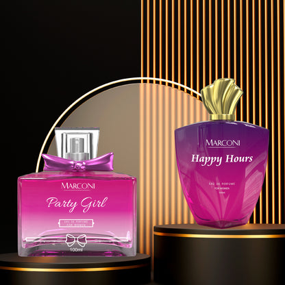 Party Girl & Happy Hour - Fragrance Combo Set for Her ( 100ml + 100ml )