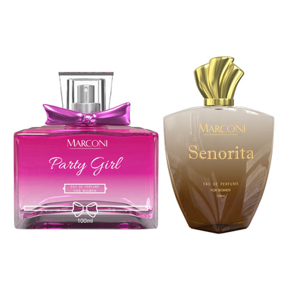 Party Girl & Senorita - Fragrance Combo Set for Her ( 100ml + 100ml )