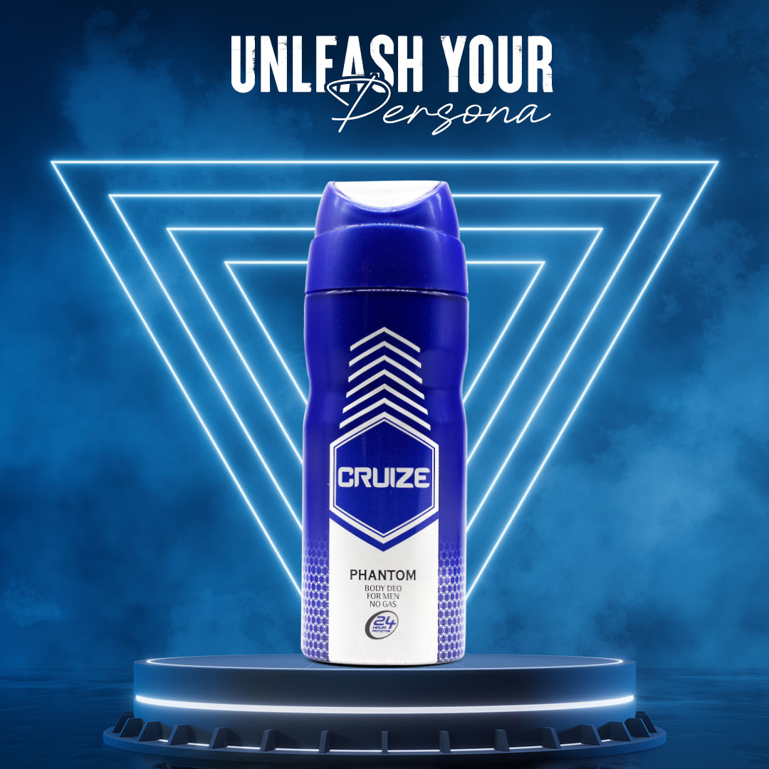 Cruize Phantom No Gas Deo for Him - 150ml