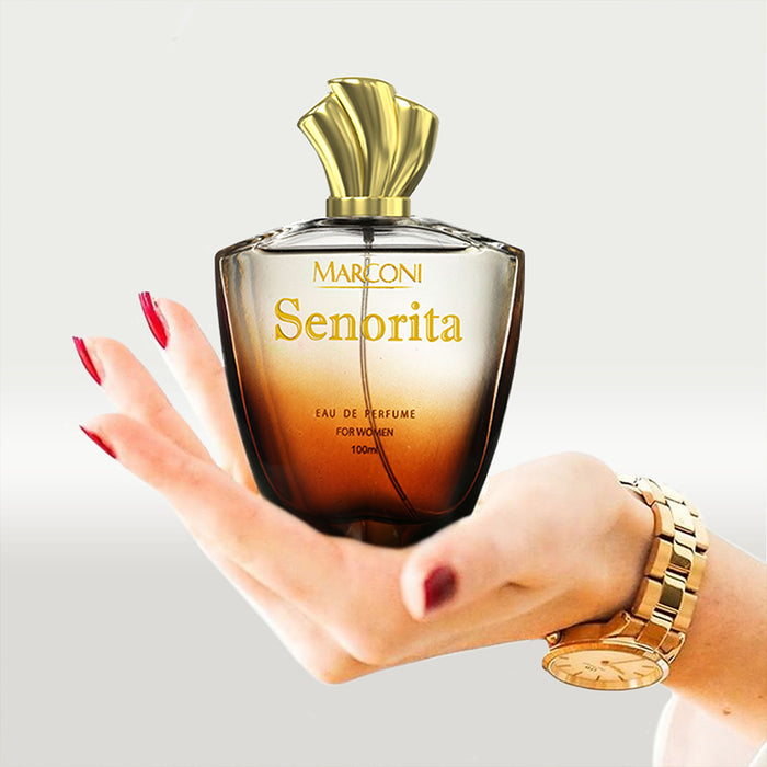 SENORITA | Skin Friendly & Long Lasting Citrusy Floral Perfume | Women Fragrance For Morning & Gym | 100 ML - 1600+ Sprays