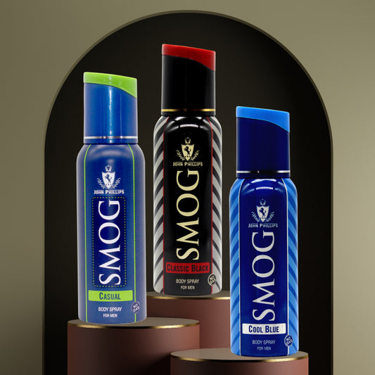 Smog Deo Set X 3 | Men Body Deodorant - 120ml x 3