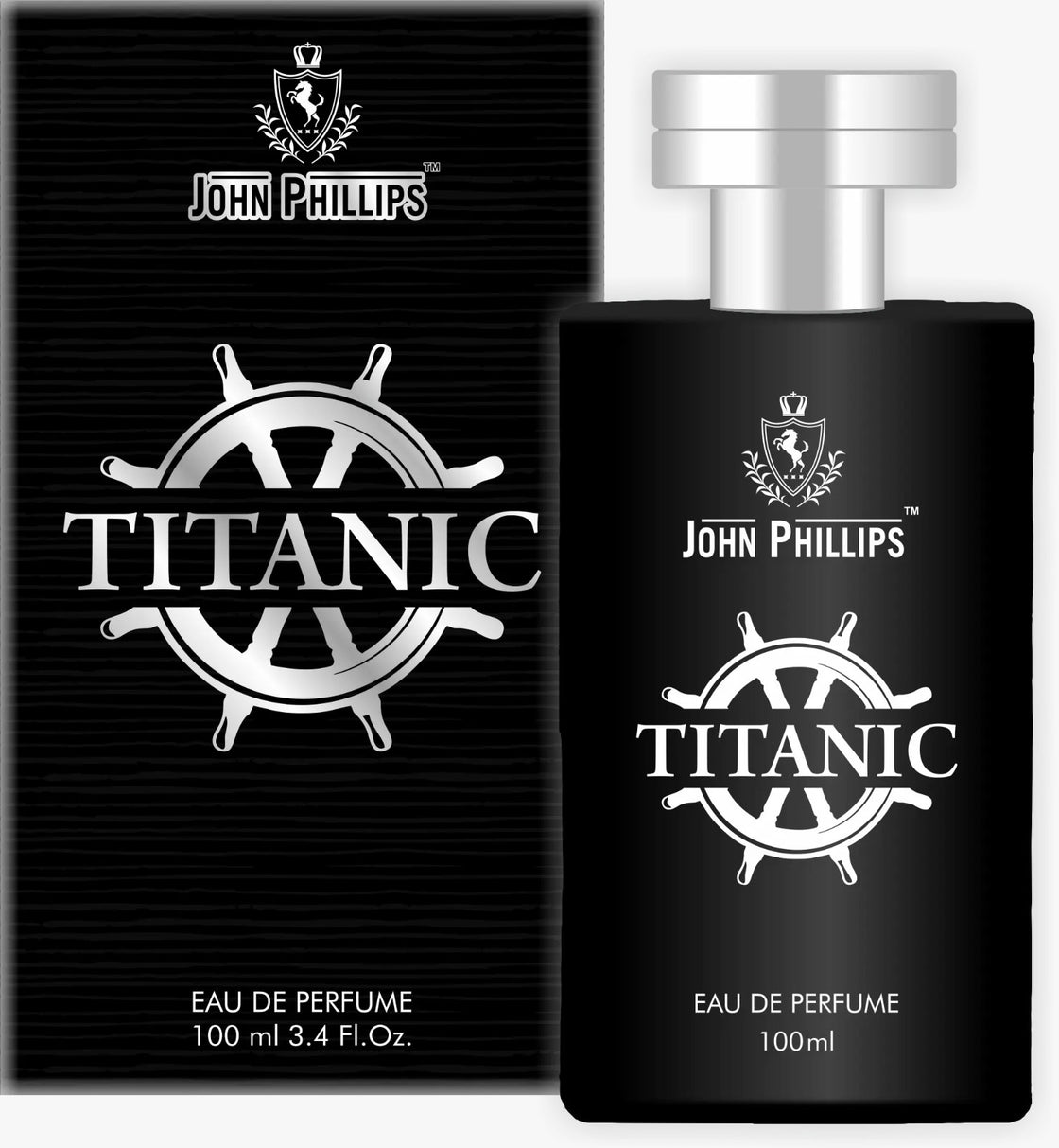 Black Cherry & Titanic Unisex Perfume Combo 100ml + 100ml John Phillips Perfumes