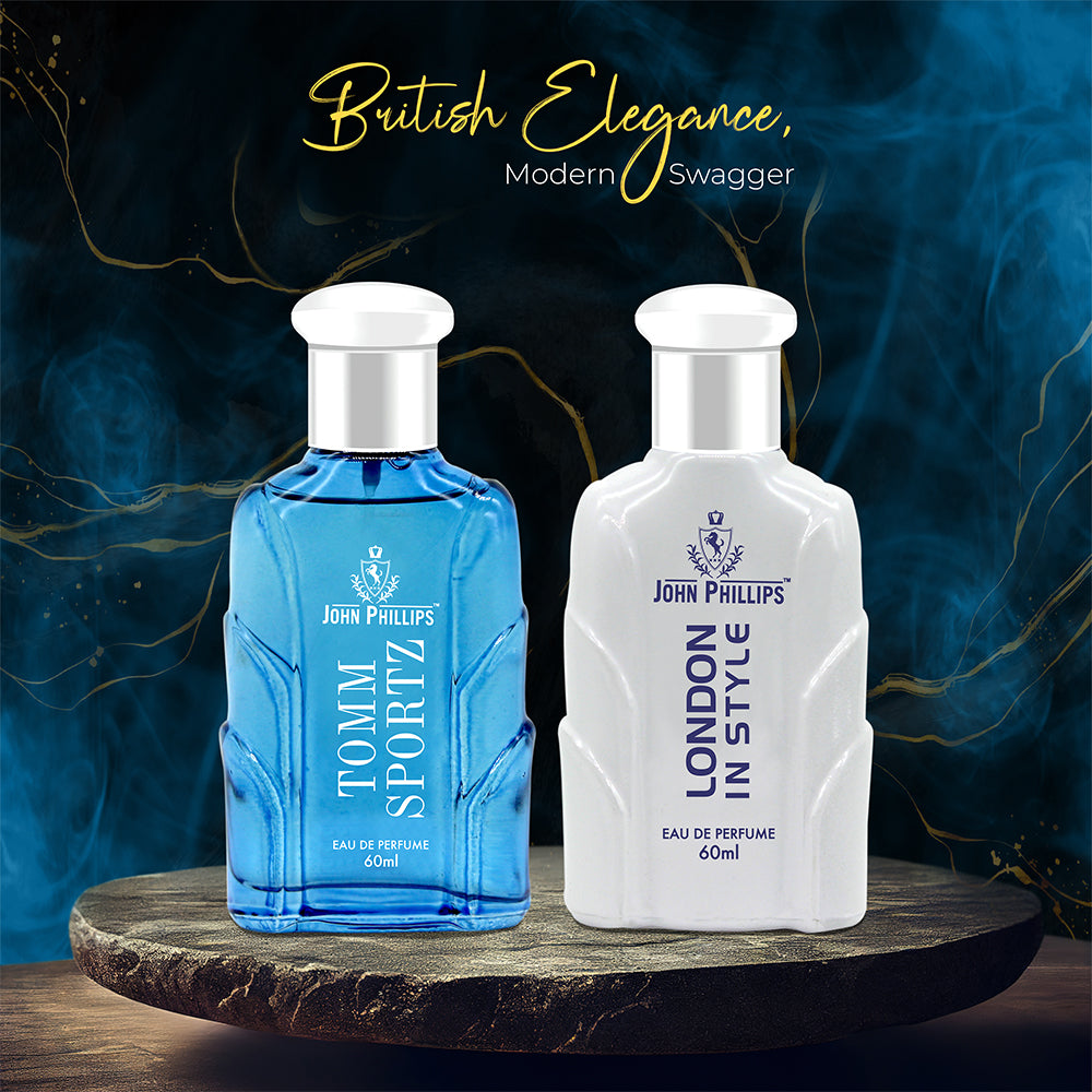 Tomm Sportz & London In Style - Unisex Fragrance Combo Set ( 60ml + 60ml )